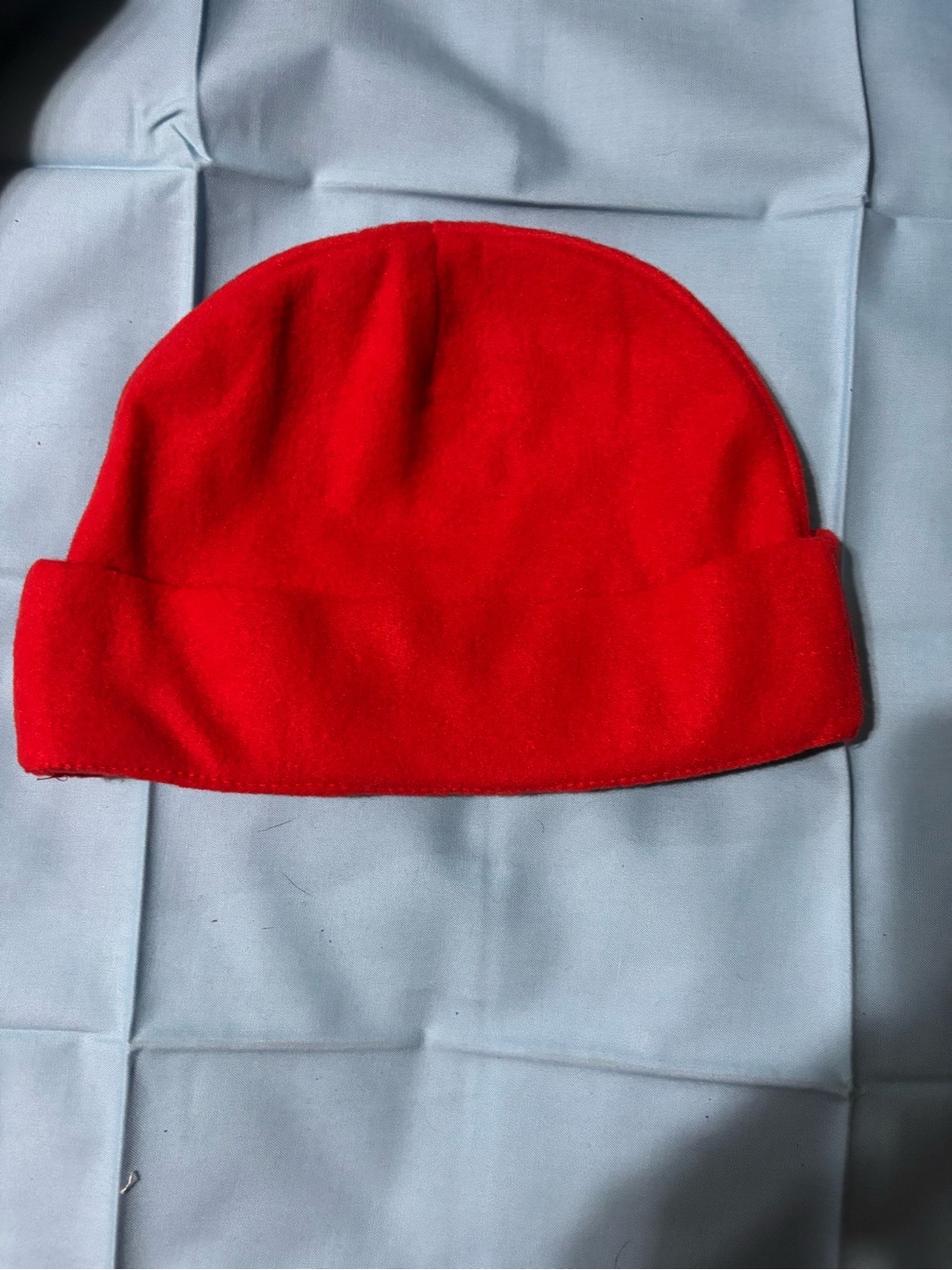Kids Red Beanie Hat - Unbranded